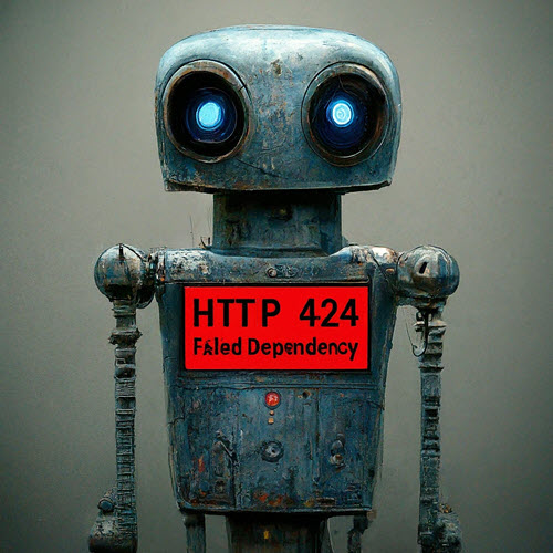424 Failed Dependency