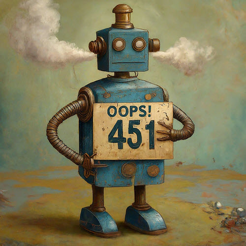 451 Unavailable For Legal Reasons